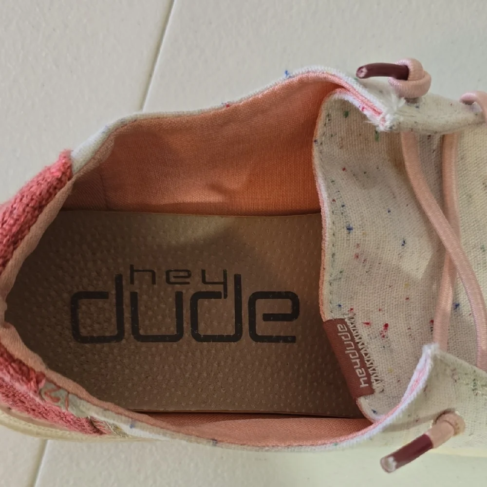 Hey Dude Wendy Confetti Pink Shoes - Picture 6 of 7